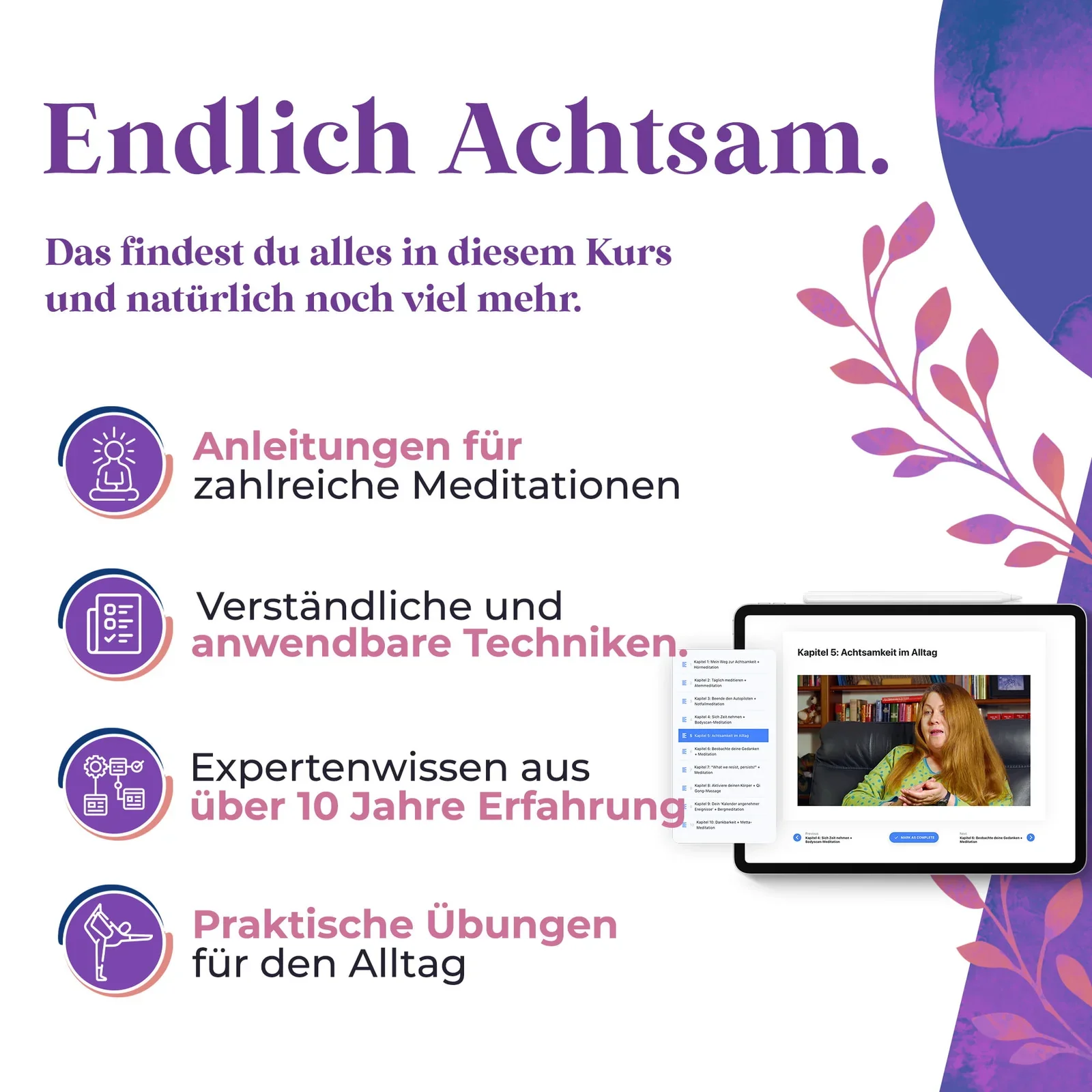 Achtsamkeitskurs mit Dr. Patrizia Collard - Image 4