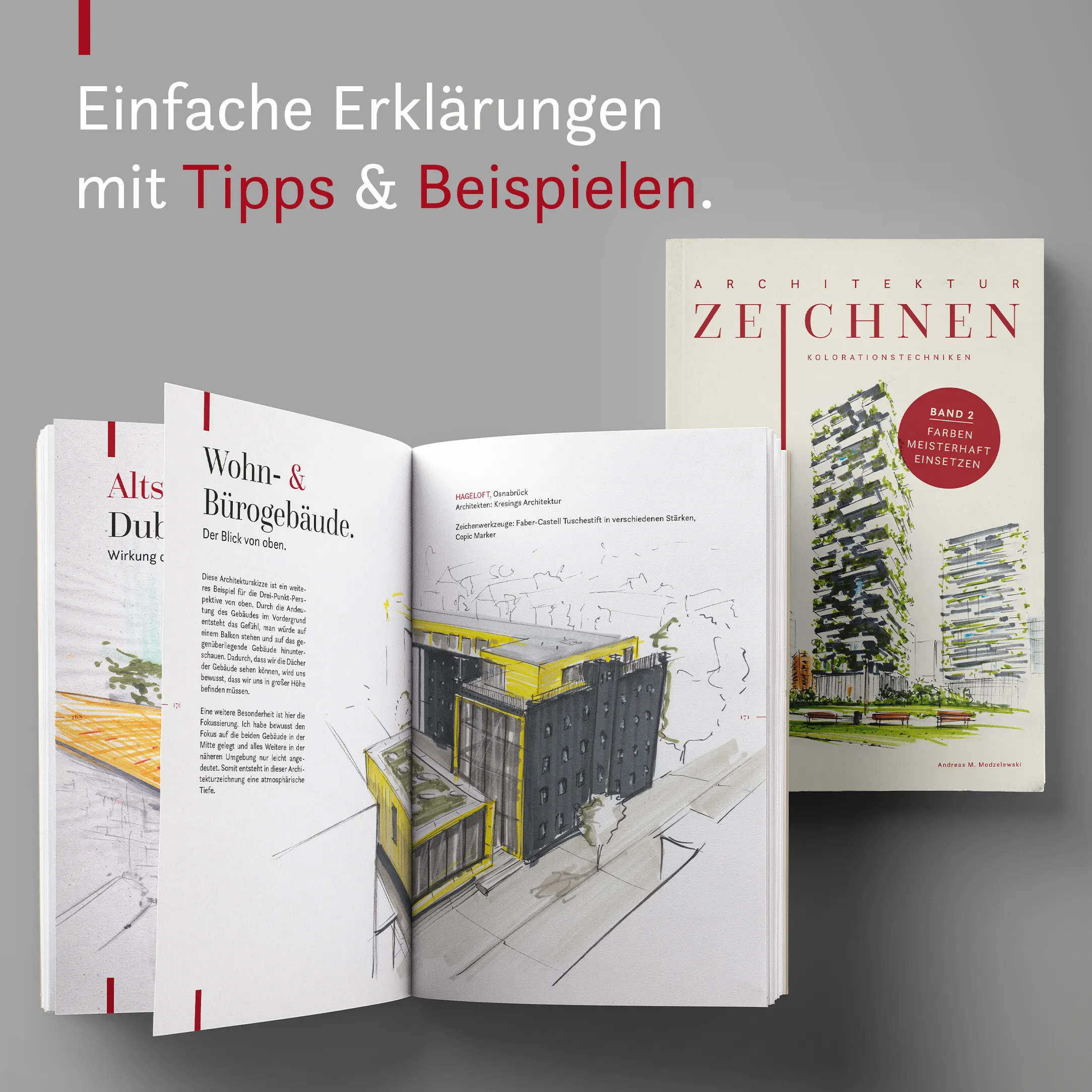 Architektur zeichnen leicht gemacht: Kolorationstechniken. - Image 4