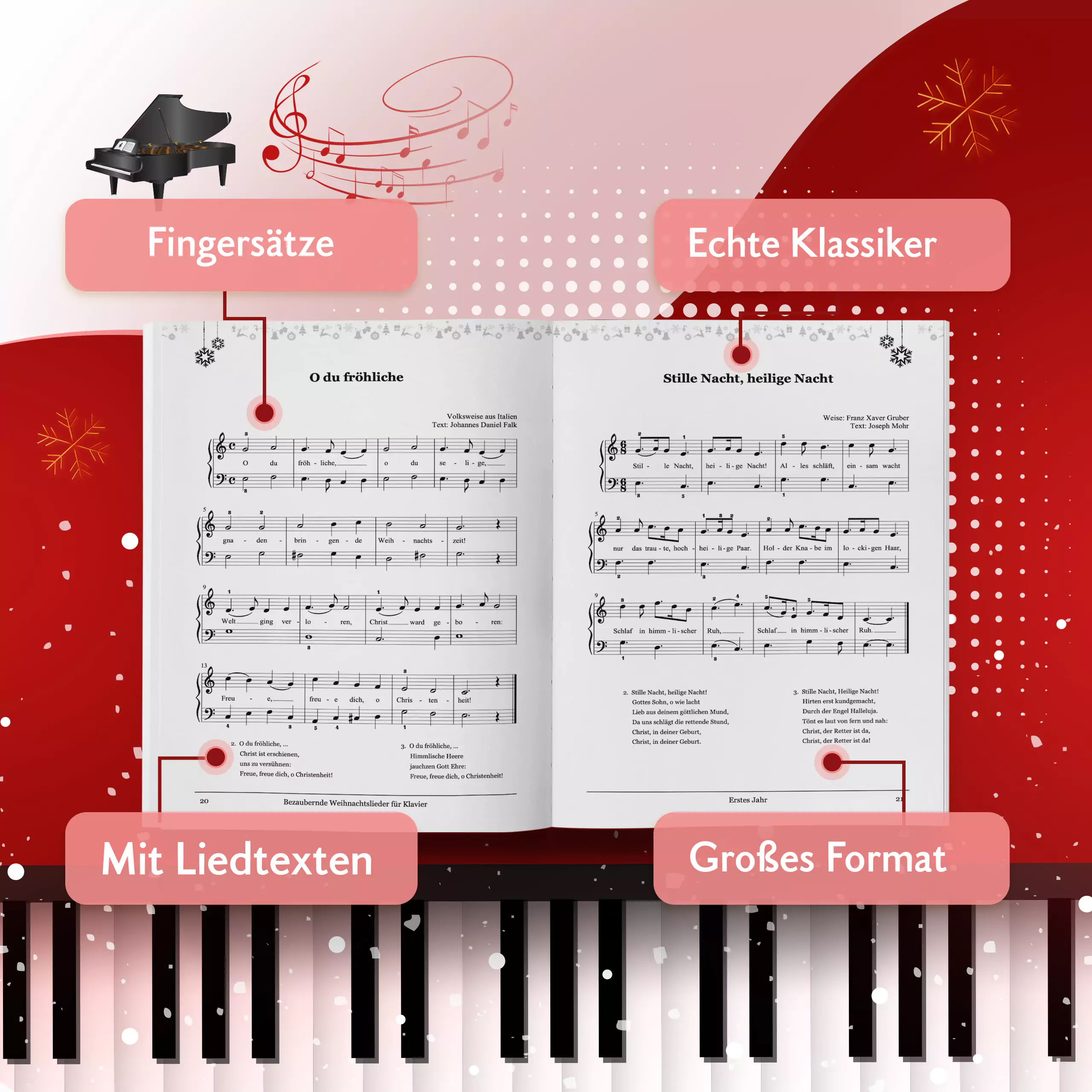Bezaubernde Weihnachtslieder für Klavier - Image 3