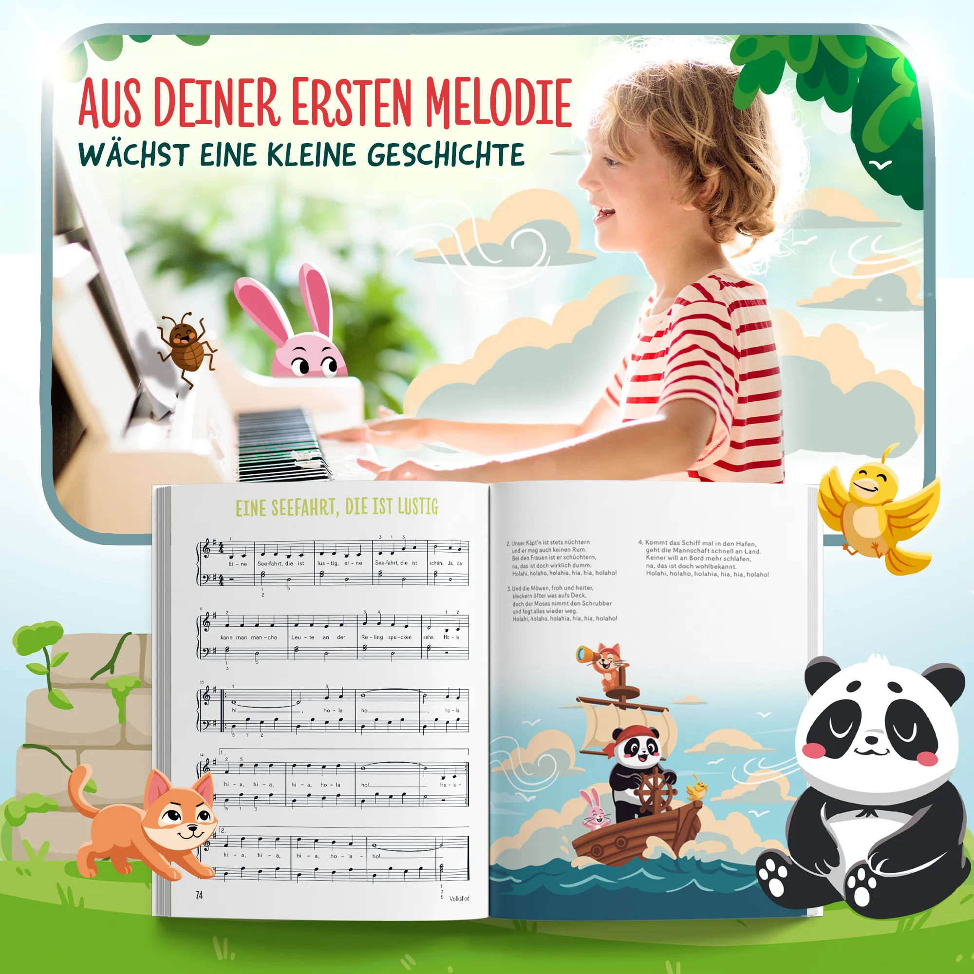 Kinderleicht Klavier lernen mit Panda Paul und seinen Freunden - Image 5